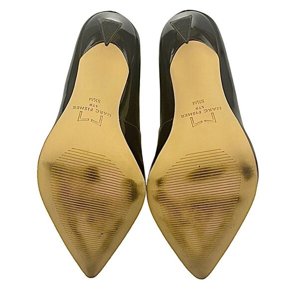 Marc Fisher LTD SASSIE Women’s 5.5M Black Leather Pointed Toe Stiletto Pumps - Picture 11 of 13